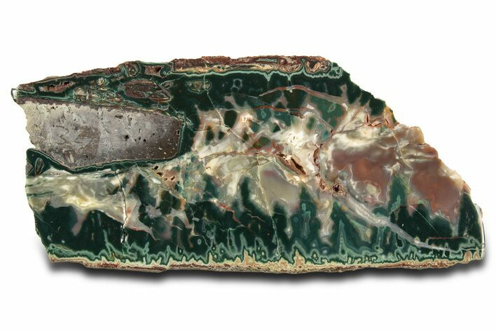 Colorful Polished Idaho Sunset Jasper Slab #336241